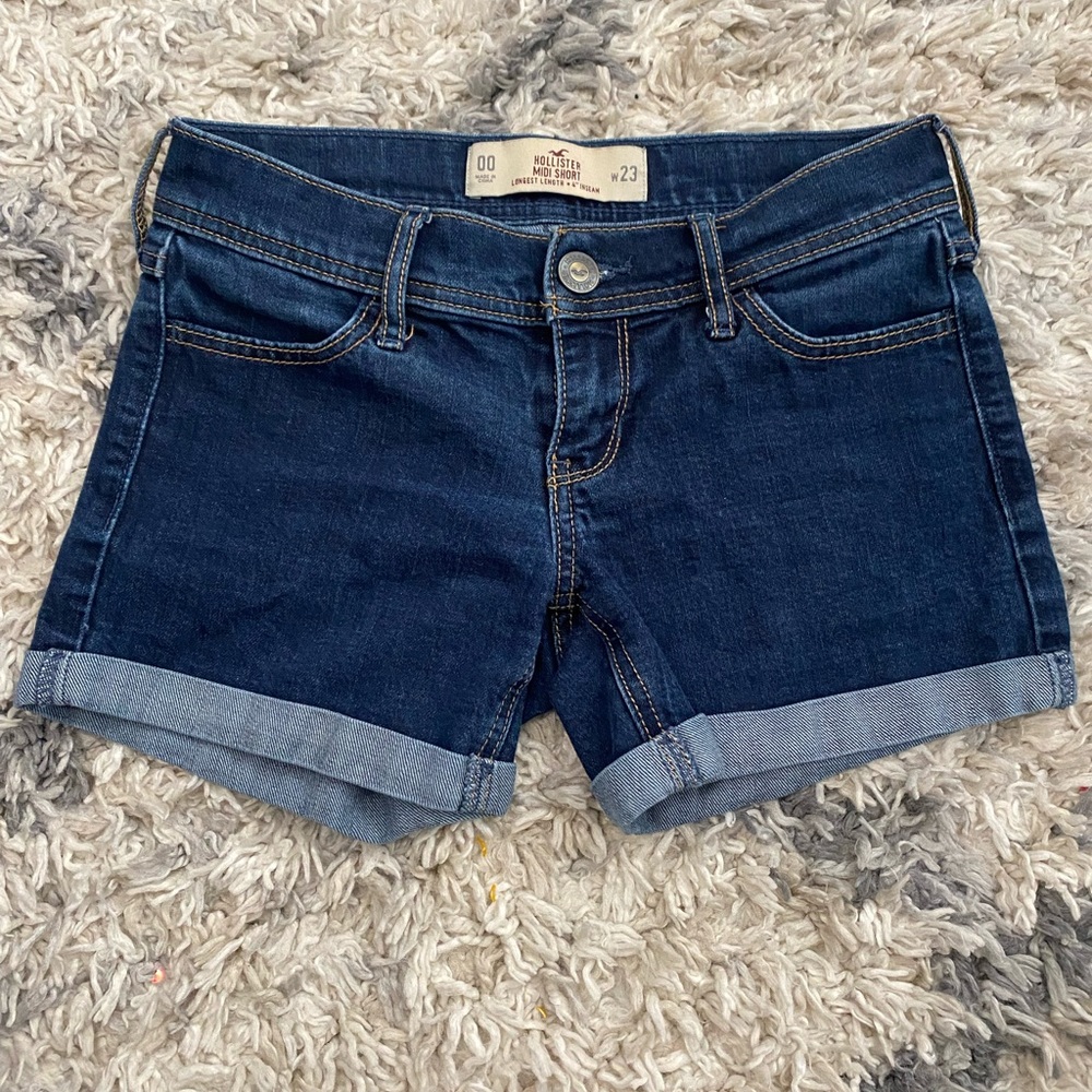 hollister jean shorts